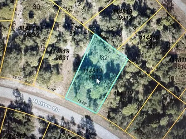 Mattox Cir Lot 32, North Pt, FL 34288