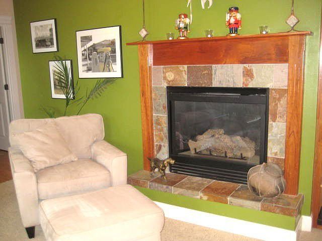 Gas fireplace/living room