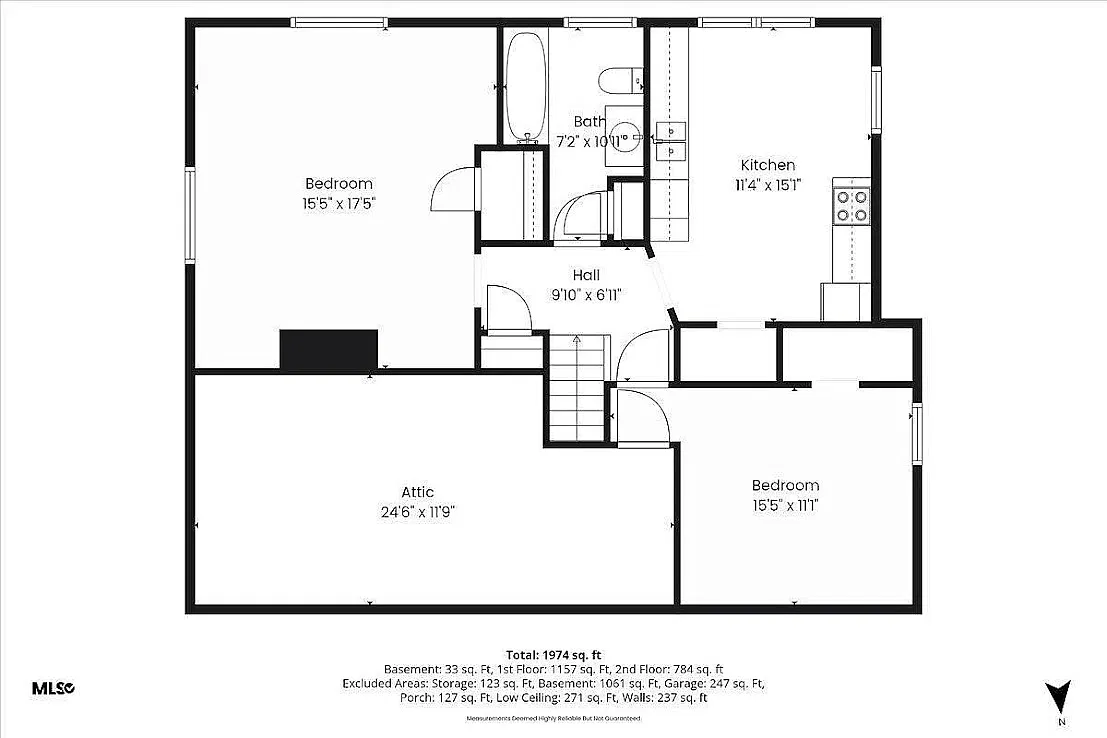 1 bed, 740 sqft, $1,100 — Photo 2