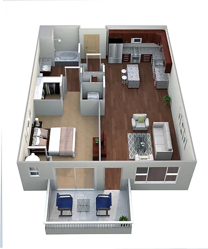 Floor plan Tamarack Bay