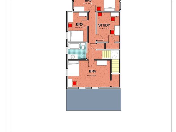 532Walnut Upper Floor Plan