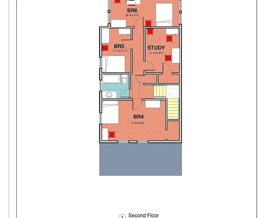 532Walnut Upper Floor Plan