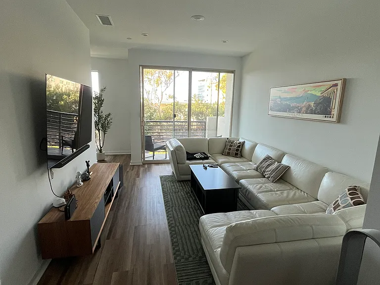 Living room furnished