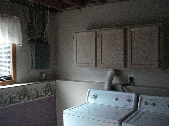 washer, dryer, freezer chest included