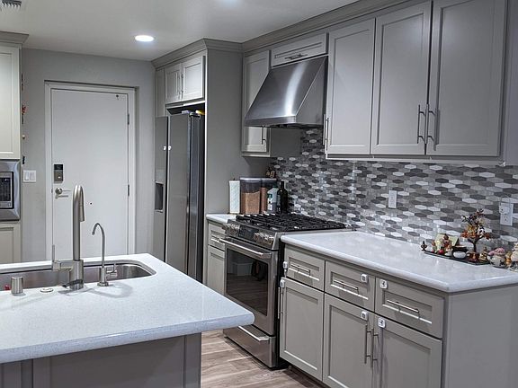 Kitchen and garage door