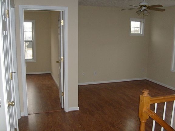 Loft or office area. Laminate floors on both levels