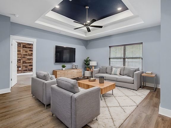 Custom Paint Shown in Virtually Staged Living Room.