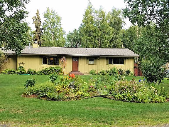 Mature perennial landscape 