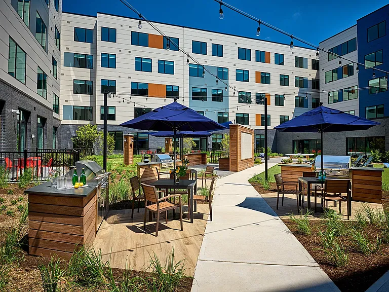 Private BBQ & Dining Areas