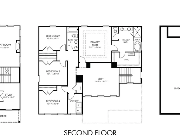 Jefferson Basement Plan, Vines at Mill Creek - Legacy Series