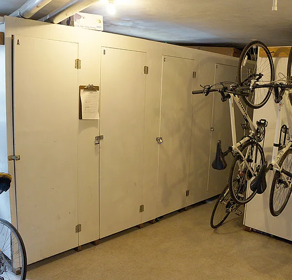 Storage room, with laundry. On same level as unit