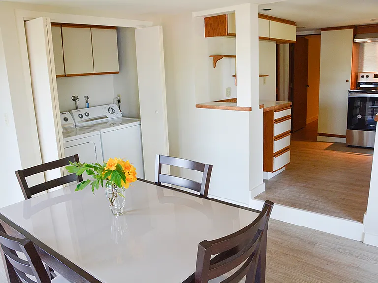 Dining and kitchen area