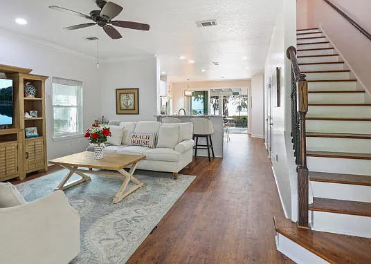 Stairwell next to Living Area