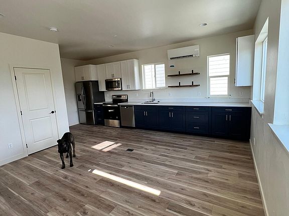 Main living area/kitchen.
