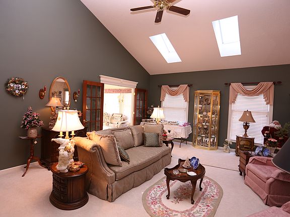 Great room w/ skylights