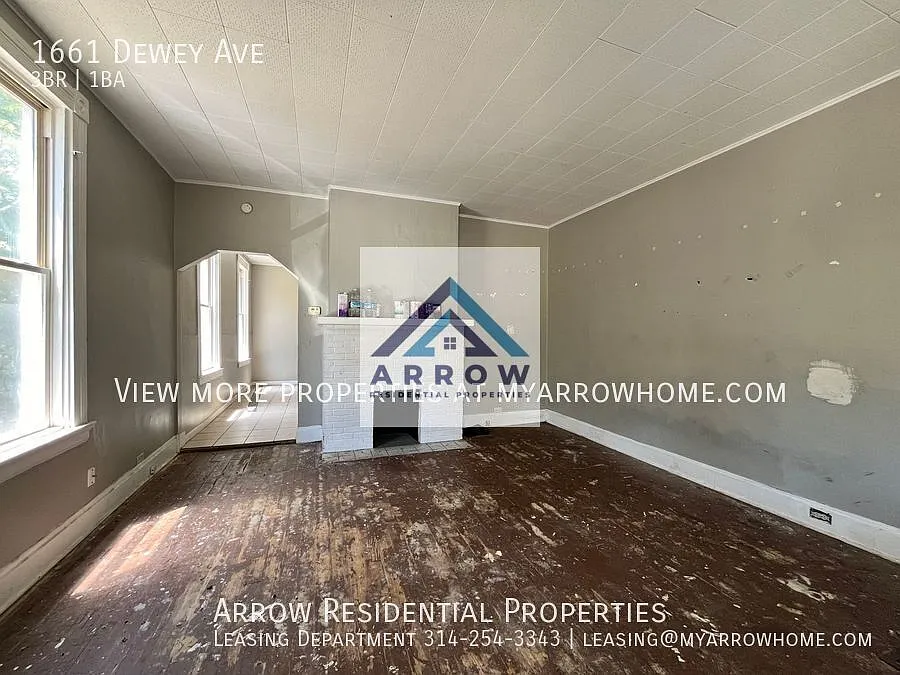 Under Renovation! 1661 Dewey Ave. | 3 BR 1 Ba| 1240 sq. ft — Photo 3