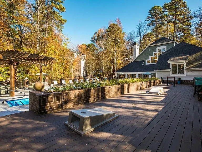 Outdoor Lounge with Fire Pit