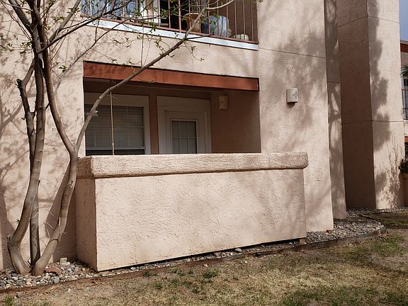 Private patio area, overlooking the community green space.