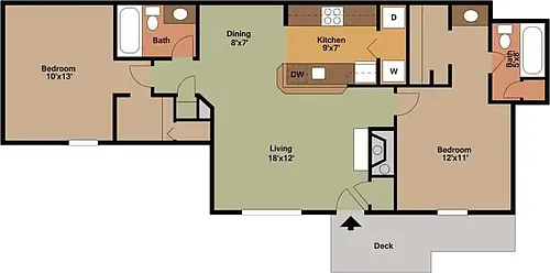 Floor plan The Maple Contemporary