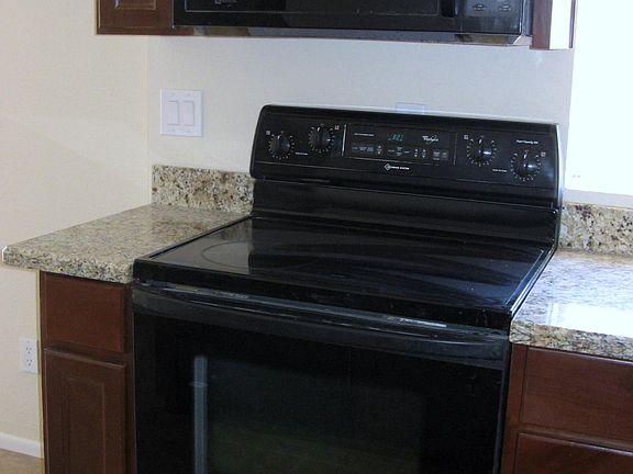 flat-top stove & built-in microwave