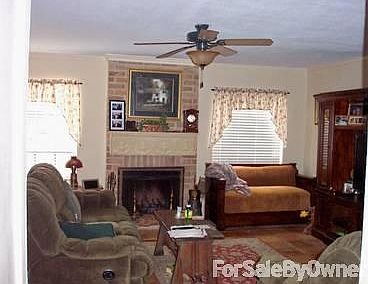 Living Room with Fireplace