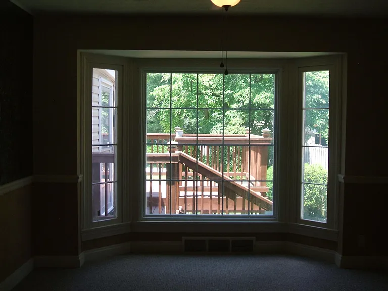 dining room with a view