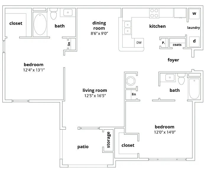 Floor plan B1