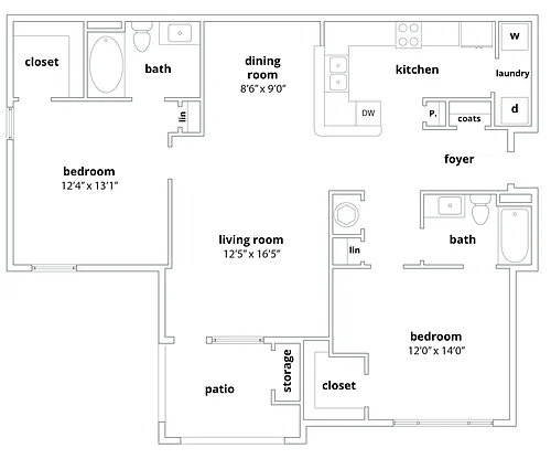 Floor plan B1