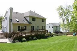 Landscaped Private Backyard with Oversized Deck, Walkin to Finished Basement