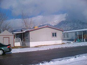 Mobile home front view