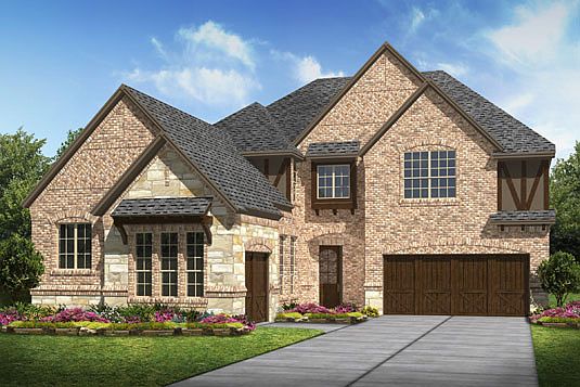 Elevation C with stone