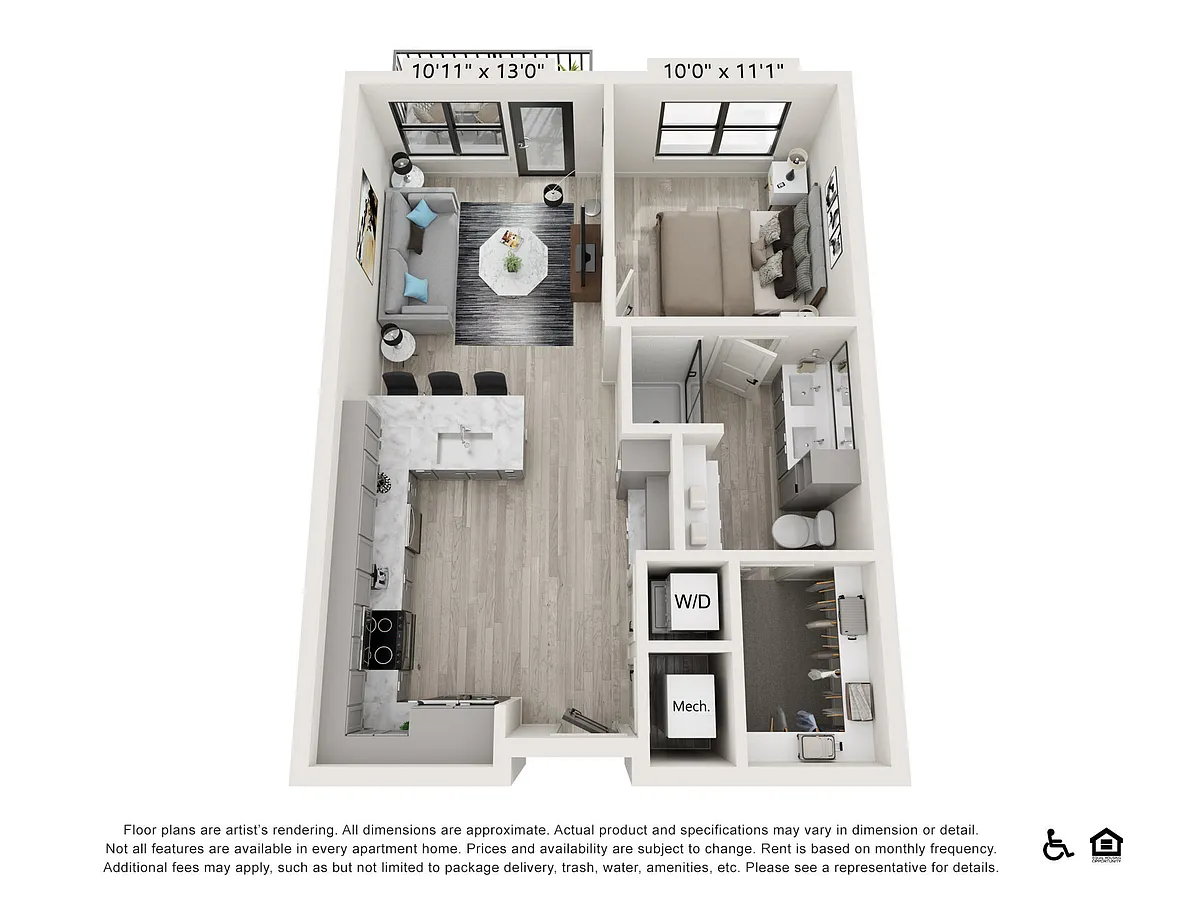 Floor plan A2A