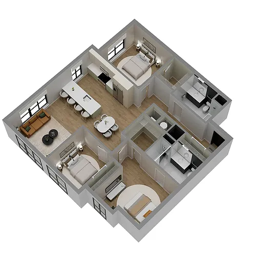 Floor plan C1