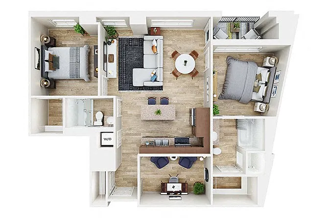 Floor plan B11 with Den