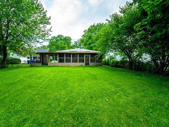 Large, fenced-in backyard