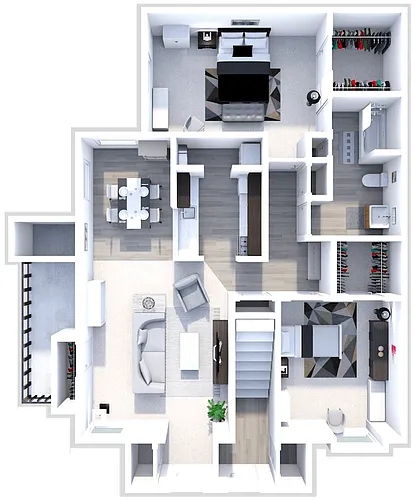Floor plan The B3 and B4