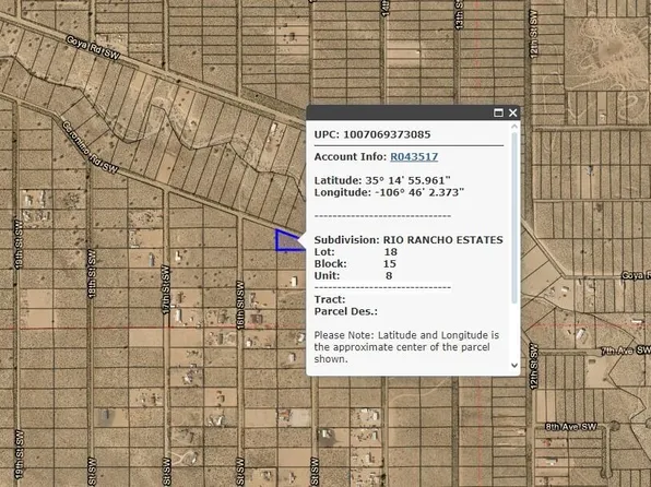Geronimo Rd SW, Rio Rancho, NM 87124