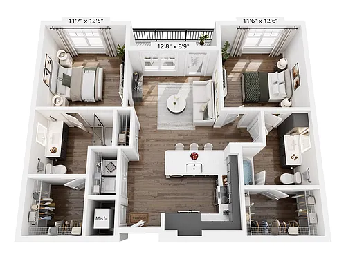 Floor plan B1