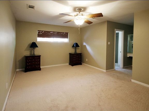 Master suite includes a full bathroom and a walk-in closet. 