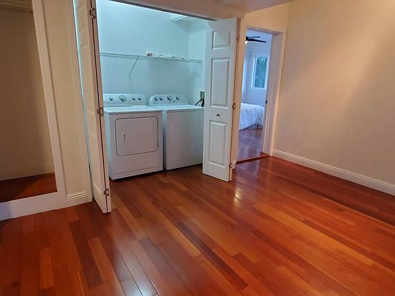 Washer and dryer in unit