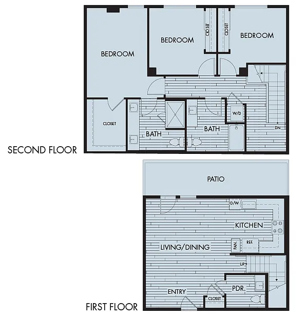 Floor plan Plan 3A Townhome