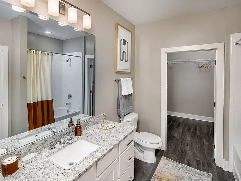 Bathroom with Walk-In Closet
