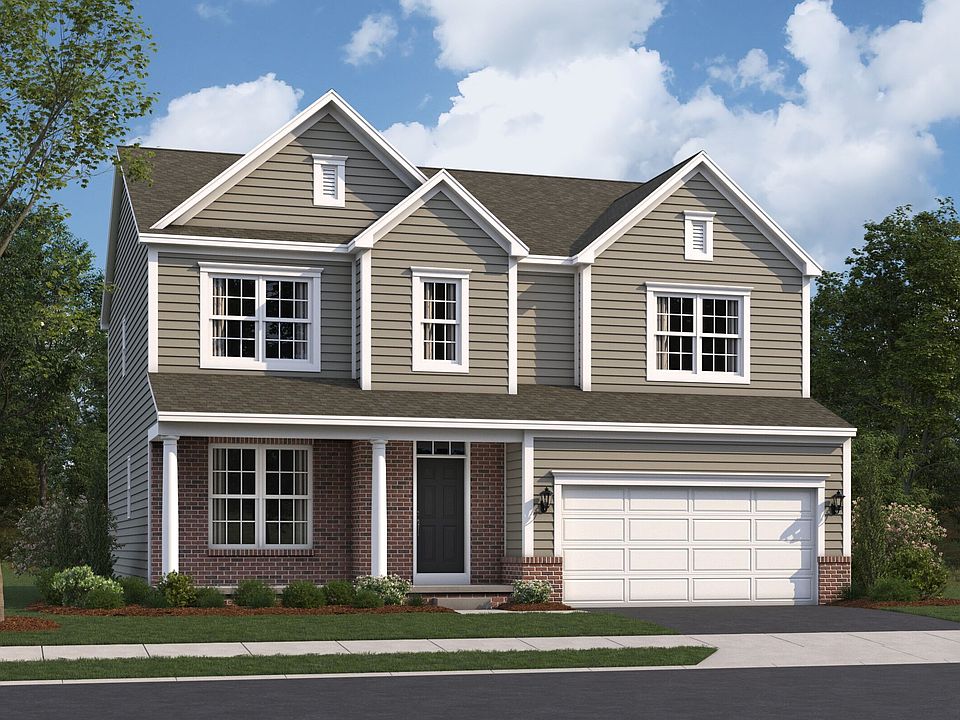 Bucknell Elevation A with Brick