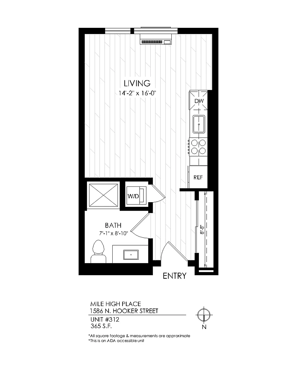Floor plan Studio