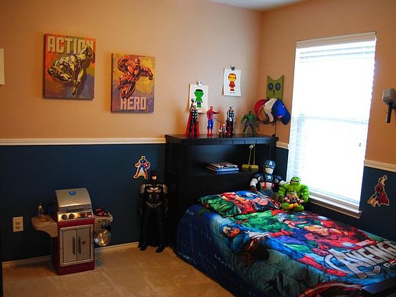 All bedrooms are light and bright.