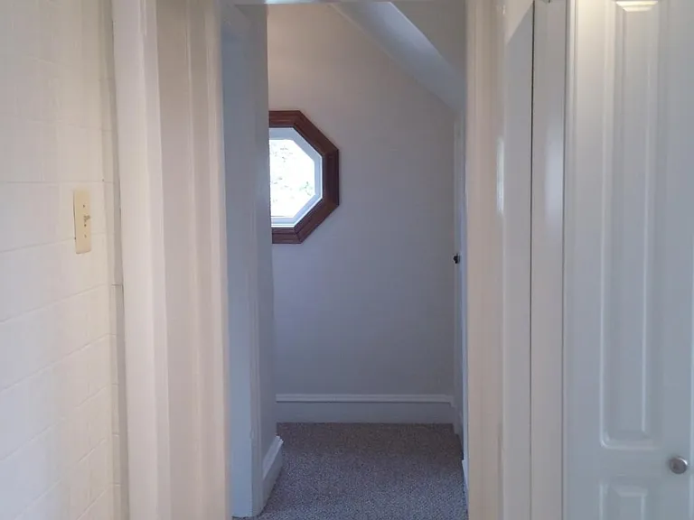 Kitchen towards hallway.