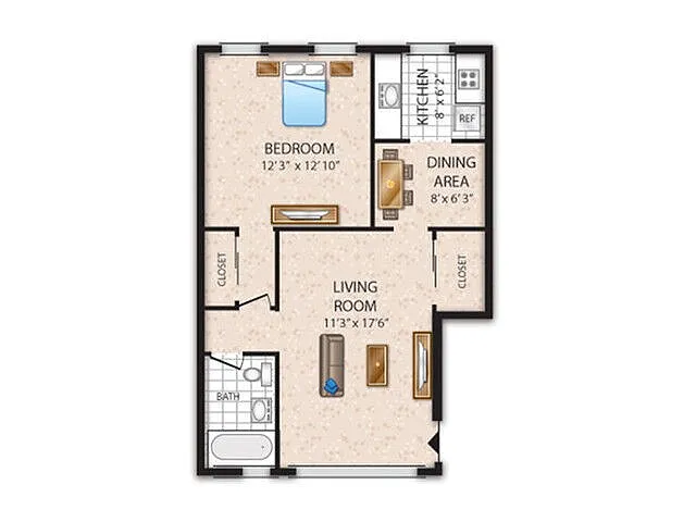 Floor plan A1R