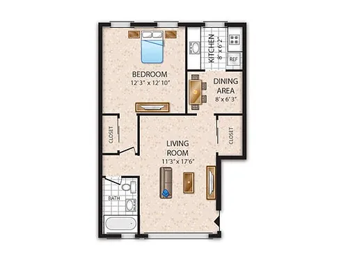Floor plan A1R