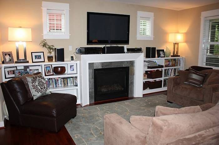Open living/dining