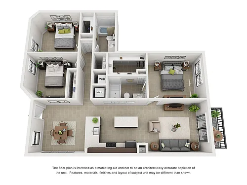 Floor plan Model C2